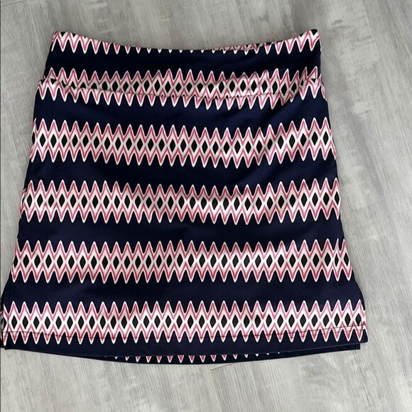 Golftini Marathon Pink & Black Patterned Skirt /Skort Pockets SZ M* - Picture 1 of 6